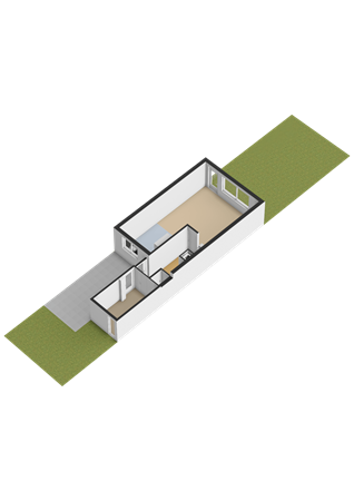 Floorplan - Bergeend 21, 3752 KN Bunschoten-Spakenburg